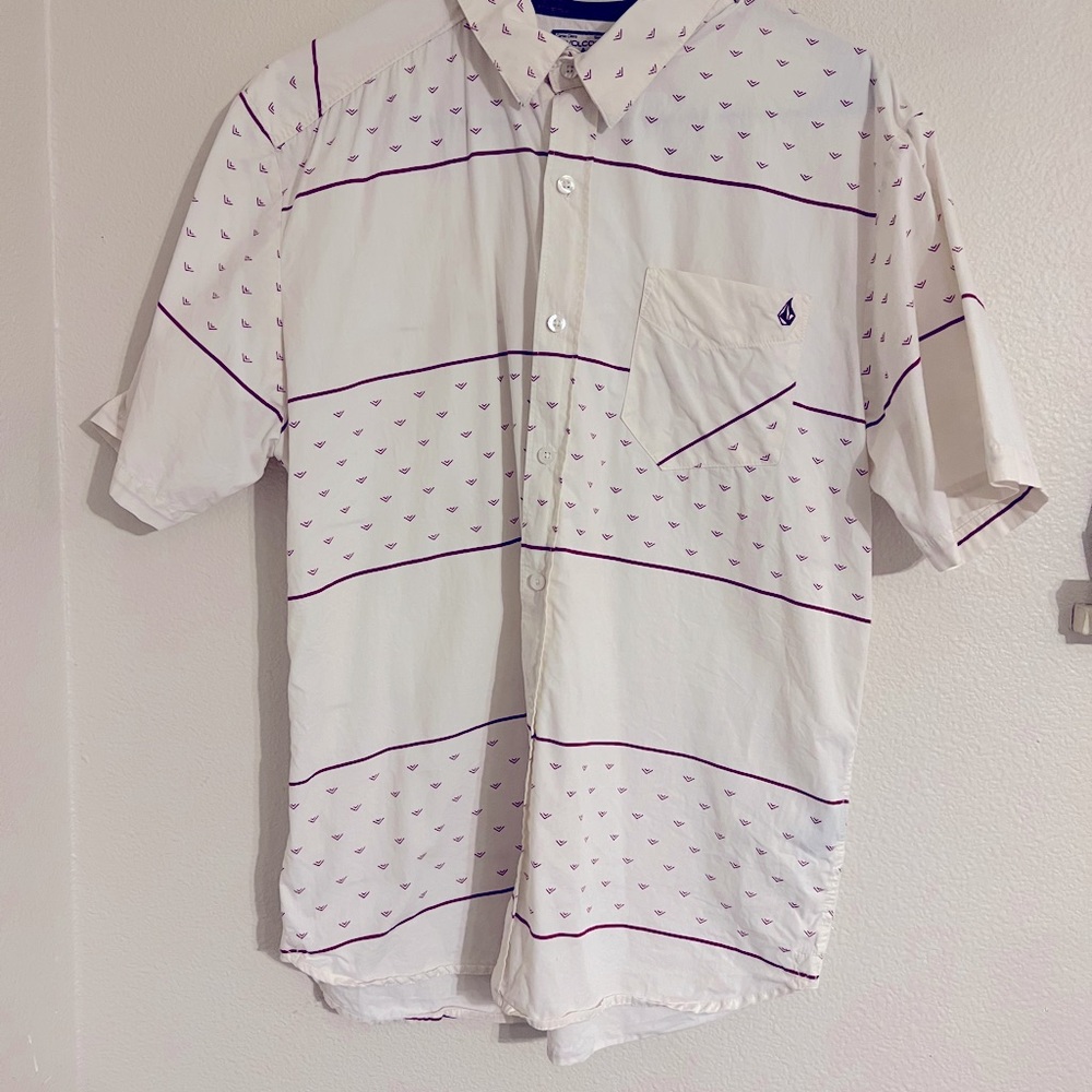 Volcom Corp Classic, Classic Fit, Short Sleeve Button Up